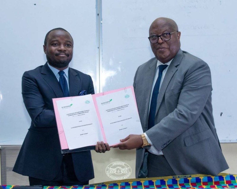 ÉDUCATION & EMPLOI FORMATION PROFESSIONNELLE — ÉCONOMIE VERTE — GIZ / UNION EUROPÉENNE Révolution académique : l'université ivoirienne épouse le monde professionnel pour former les ingénieurs de la transition énergétique